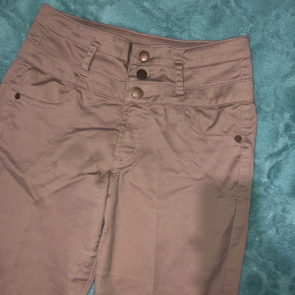 Dusty Rose High Waisted Jeans